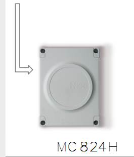 意大利耐氏电机平开门系列遥控器MC824接线图调试说明