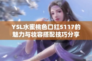 YSL水蜜桃色口红5117的魅力与妆容搭配技巧分享