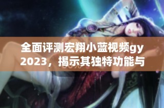 全面评测宏翔小蓝视频gy2023，揭示其独特功能与用户体验