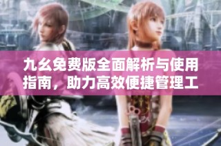 九幺免费版全面解析与使用指南，助力高效便捷管理工具
