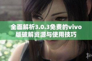 全面解析3.0.3免费的vivo版破解资源与使用技巧