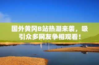 国外黄冈B站热潮来袭，吸引众多网友争相观看！