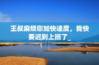 王叔麻烦您加快速度，我快要迟到上班了_