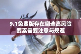 9.1免费版存在哪些高风险要素需要注意与规避