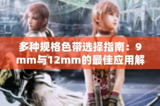 多种规格色带选择指南：9mm与12mm的最佳应用解析