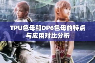 TPU色母和DP6色母的特点与应用对比分析