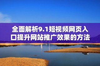 全面解析9.1短视频网页入口提升网站推广效果的方法