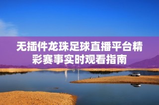 无插件龙珠足球直播平台精彩赛事实时观看指南