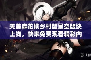 天美麻花携乡村版星空版块上线，快来免费观看精彩内容