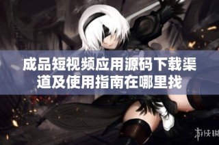 成品短视频应用源码下载渠道及使用指南在哪里找