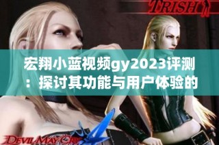 宏翔小蓝视频gy2023评测：探讨其功能与用户体验的新视角