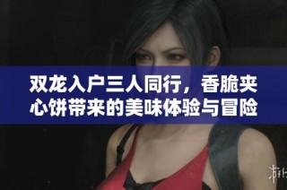 双龙入户三人同行，香脆夹心饼带来的美味体验与冒险故事