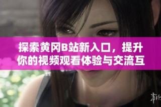 探索黄冈B站新入口，提升你的视频观看体验与交流互动乐趣
