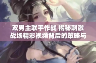 双男主联手作战 揭秘刺激战场精彩视频背后的策略与技巧
