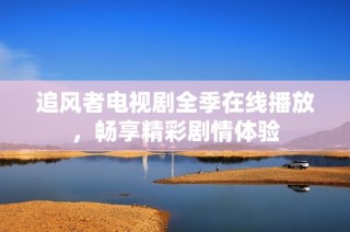 追风者电视剧全季在线播放，畅享精彩剧情体验
