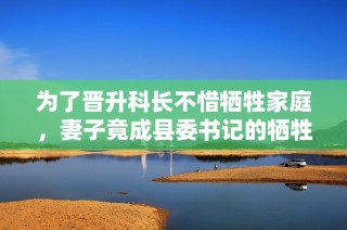 为了晋升科长不惜牺牲家庭，妻子竟成县委书记的牺牲品