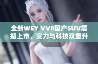 全新WEY VV8国产SUV震撼上市，实力与科技双重升级