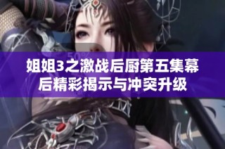 姐姐3之激战后厨第五集幕后精彩揭示与冲突升级