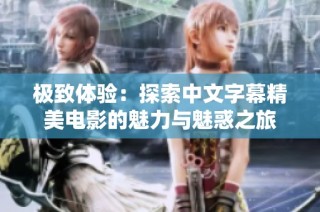 极致体验：探索中文字幕精美电影的魅力与魅惑之旅