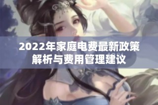 2022年家庭电费最新政策解析与费用管理建议