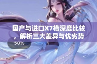 国产与进口X7槽深度比较，解析三大差异与优劣势