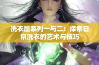 洗衣屋系列一与二：探索日常洗衣的艺术与技巧