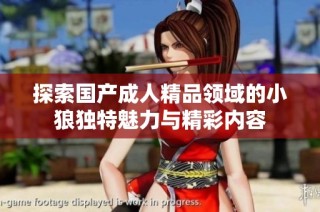 探索国产成人精品领域的小狼独特魅力与精彩内容