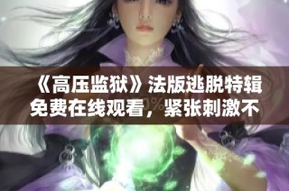《高压监狱》法版逃脱特辑免费在线观看，紧张刺激不容错过