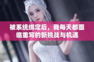 被系统绑定后，我每天都面临重写的新挑战与机遇