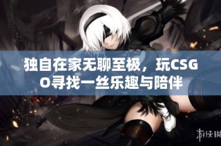 独自在家无聊至极，玩CSGO寻找一丝乐趣与陪伴