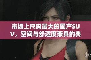 市场上尺码最大的国产SUV，空间与舒适度兼具的典范