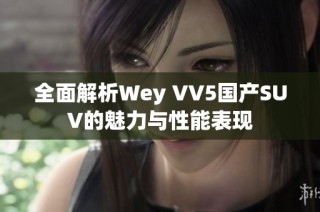 全面解析Wey VV5国产SUV的魅力与性能表现