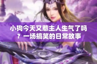小狗今天又惹主人生气了吗？一场搞笑的日常故事