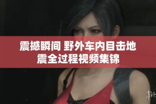 震撼瞬间 野外车内目击地震全过程视频集锦
