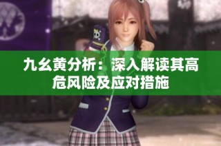 九幺黄分析：深入解读其高危风险及应对措施