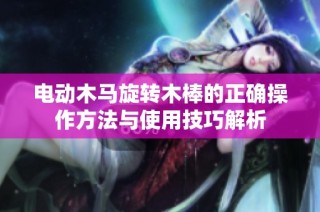 电动木马旋转木棒的正确操作方法与使用技巧解析