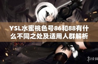 YSL水蜜桃色号86和88有什么不同之处及适用人群解析