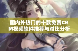 国内外热门的十款免费CRM视频软件推荐与对比分析