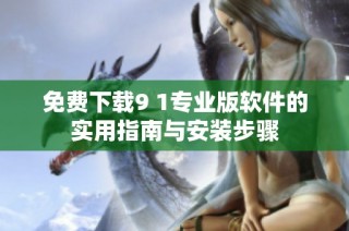 免费下载9 1专业版软件的实用指南与安装步骤