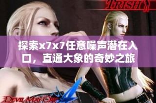 探索x7x7任意噪声潜在入口，直通大象的奇妙之旅