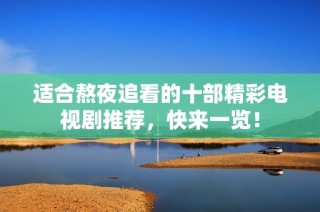 适合熬夜追看的十部精彩电视剧推荐，快来一览！