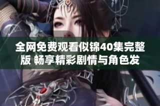 全网免费观看似锦40集完整版 畅享精彩剧情与角色发展