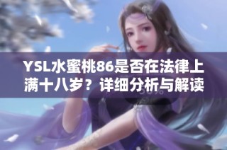 YSL水蜜桃86是否在法律上满十八岁？详细分析与解读