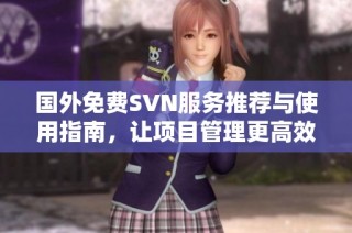 国外免费SVN服务推荐与使用指南，让项目管理更高效