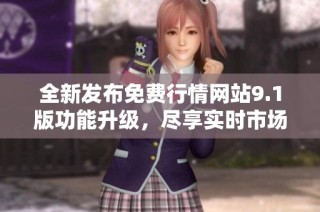 全新发布免费行情网站9.1版功能升级，尽享实时市场资讯服务