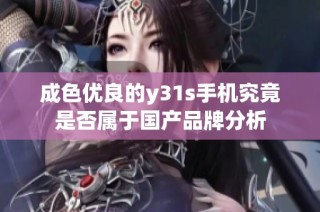 成色优良的y31s手机究竟是否属于国产品牌分析
