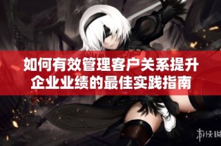 如何有效管理客户关系提升企业业绩的最佳实践指南