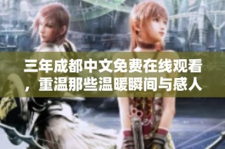 三年成都中文免费在线观看，重温那些温暖瞬间与感人故事