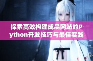 探索高效构建成品网站的Python开发技巧与最佳实践