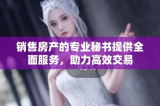 销售房产的专业秘书提供全面服务，助力高效交易